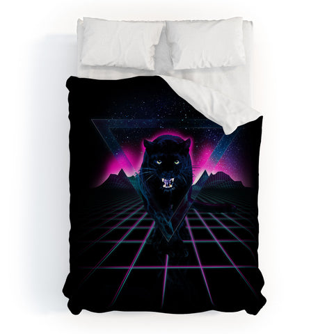 Robert Farkas Jaguar Poster Duvet Cover
