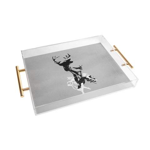 Robert Farkas Last time I was a deer Acrylic Tray