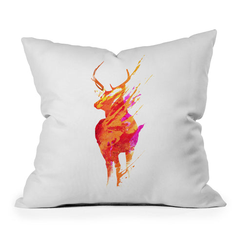 Robert Farkas On the road again Outdoor Throw Pillow