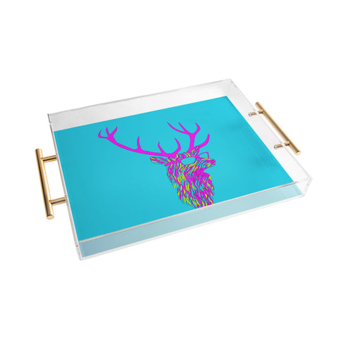 Robert Farkas Party Deer Acrylic Tray