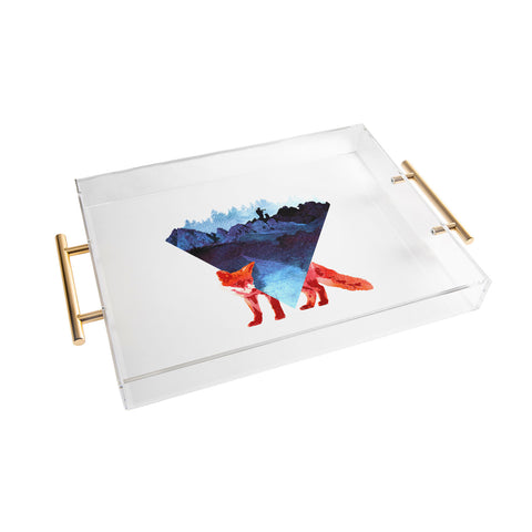 Robert Farkas Risky road Acrylic Tray