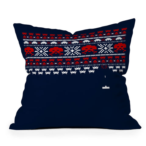 Robert Farkas Scandinavian Invaders Outdoor Throw Pillow