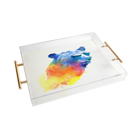 Robert Farkas Sunny bear Acrylic Tray