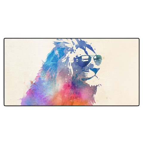 Robert Farkas Sunny Leo Desk Mat