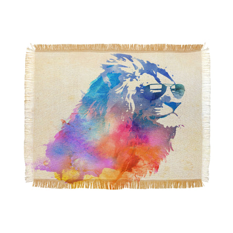Robert Farkas Sunny Leo Throw Blanket