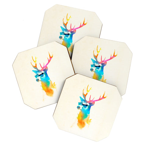 Robert Farkas Sunny stag Coaster Set