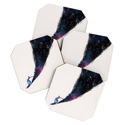 Robert Farkas Surfing In The Universe Coaster Set