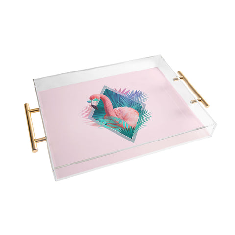 Robert Farkas The Flamingo from Vegas Acrylic Tray