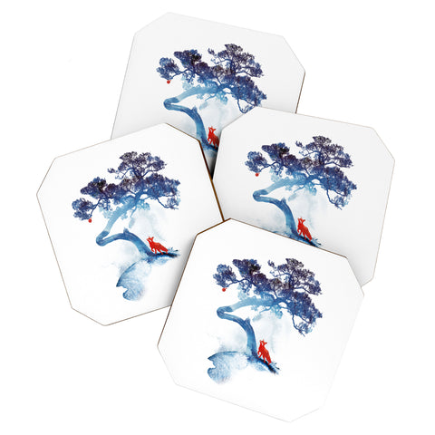 Robert Farkas The last apple tree Coaster Set