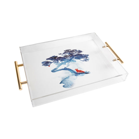 Robert Farkas The last apple tree Acrylic Tray
