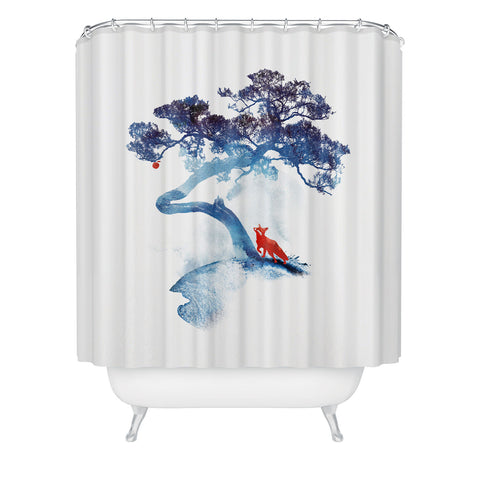 Robert Farkas The last apple tree Shower Curtain