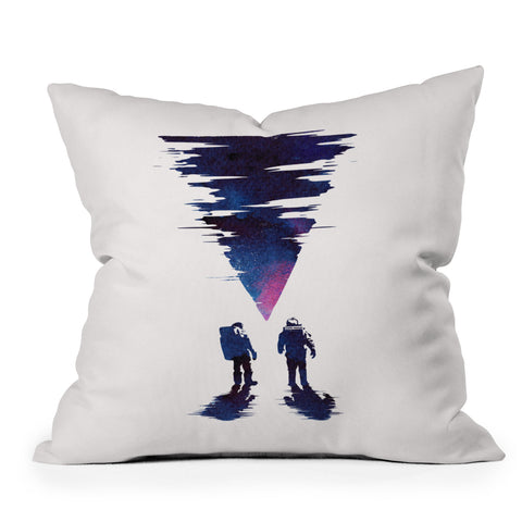 Robert Farkas The thing Outdoor Throw Pillow