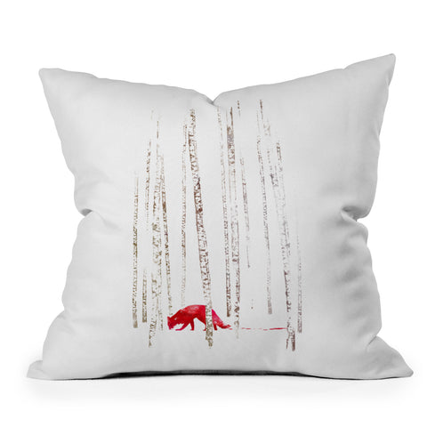 Robert Farkas There is nowhere to run Outdoor Throw Pillow