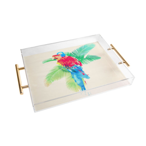 Robert Farkas Tropical Party Acrylic Tray