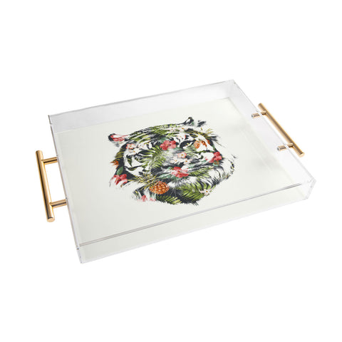 Robert Farkas Tropical tiger Acrylic Tray
