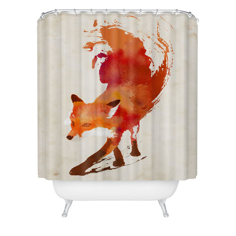Robert Farkas Vulpes Shower Curtain