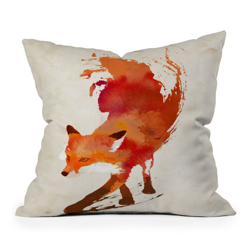 Robert Farkas Vulpes Outdoor Throw Pillow