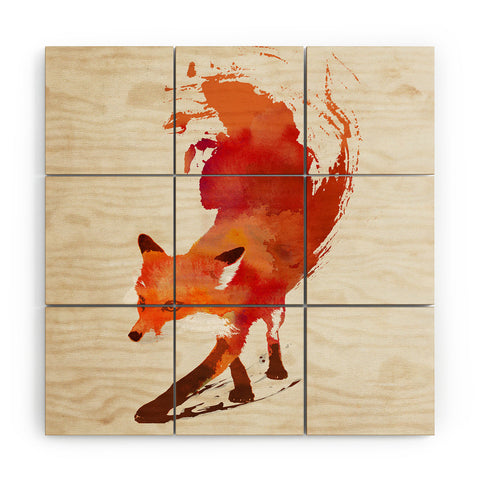 Robert Farkas Vulpes Wood Wall Mural