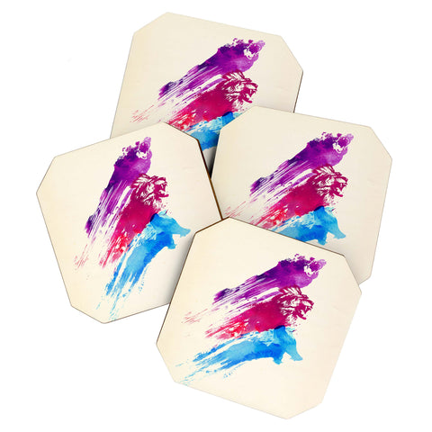 Robert Farkas Wild Colours Coaster Set