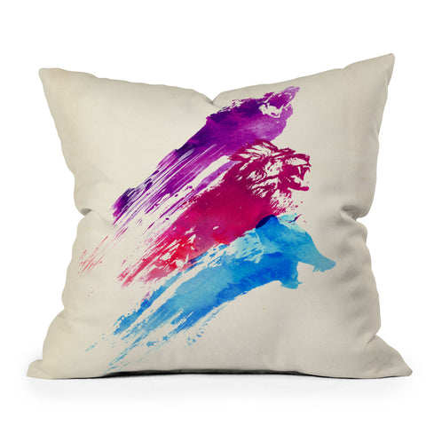 Robert Farkas Wild Colours Outdoor Throw Pillow