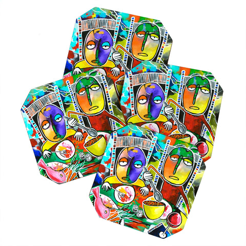 Robin Faye Gates I Should Give Relish A Try Coaster Set