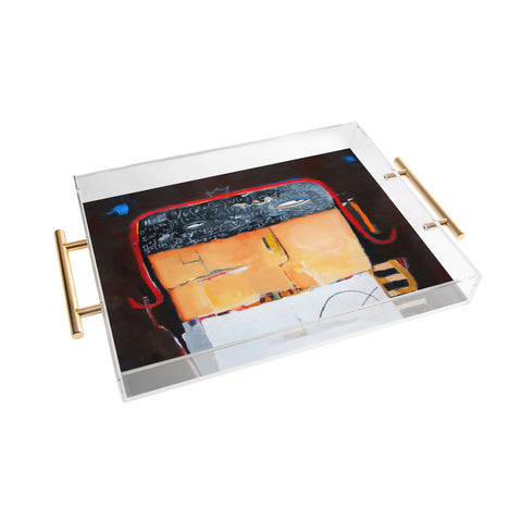 Robin Faye Gates I Was Told There Would Be No Math Acrylic Tray