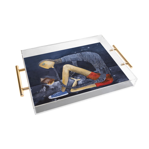 Robin Faye Gates Leonardos Left Shoe Acrylic Tray