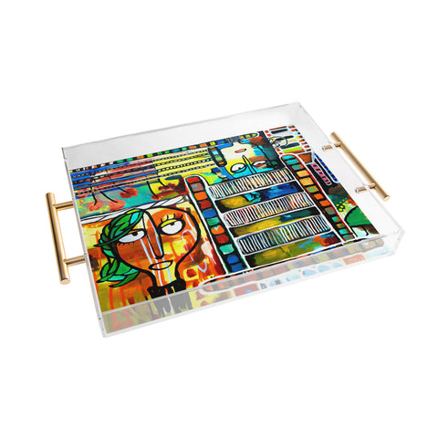 Robin Faye Gates Musical Chairs Acrylic Tray