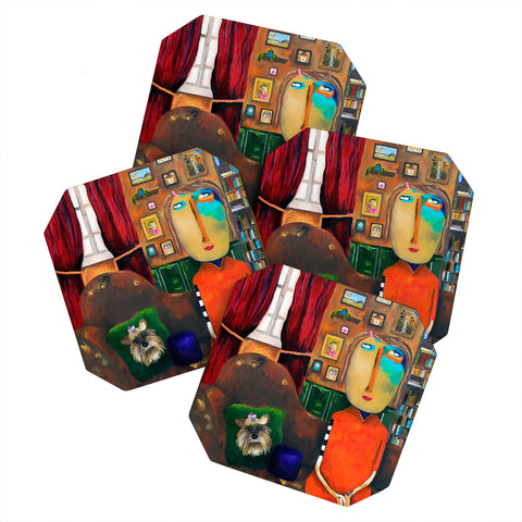 Robin Faye Gates With Bebe Coaster Set