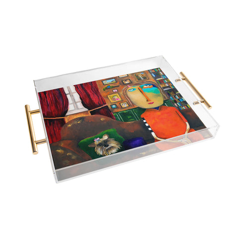 Robin Faye Gates With Bebe Acrylic Tray