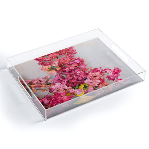 Romana Lilic  / LA76 Photography Blooming Mexico in a Vase Acrylic Tray