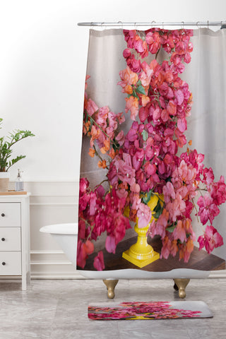 Romana Lilic  / LA76 Photography Blooming Mexico in a Vase Shower Curtain And Mat