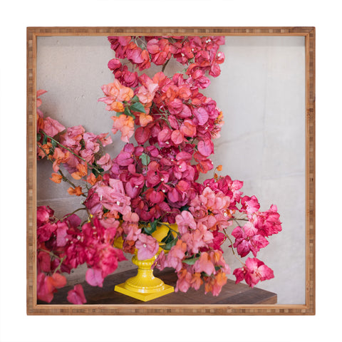 Romana Lilic  / LA76 Photography Blooming Mexico in a Vase Square Tray