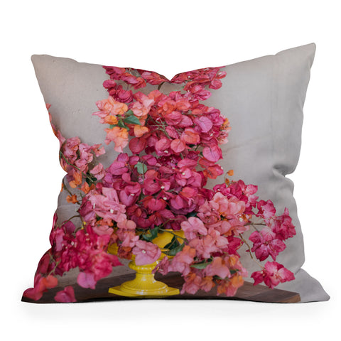 Romana Lilic  / LA76 Photography Blooming Mexico in a Vase Outdoor Throw Pillow