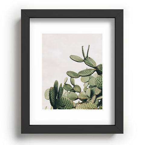 Romana Lilic  / LA76 Photography Cactus on blue sky Recessed Framing Rectangle
