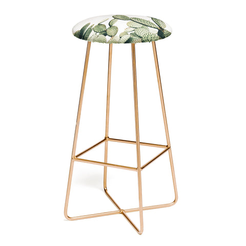 Romana Lilic  / LA76 Photography Cactus on blue sky Bar Stool