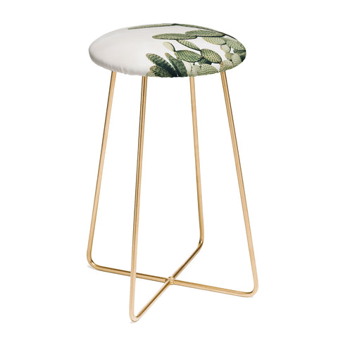 Romana Lilic  / LA76 Photography Cactus on blue sky Counter Stool