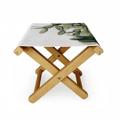 Romana Lilic  / LA76 Photography Cactus on blue sky Folding Stool