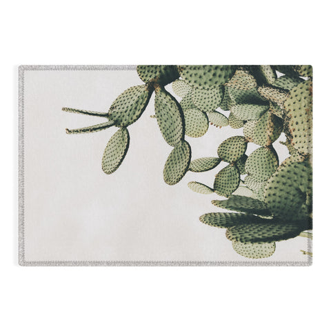 Romana Lilic  / LA76 Photography Cactus on blue sky Outdoor Rug