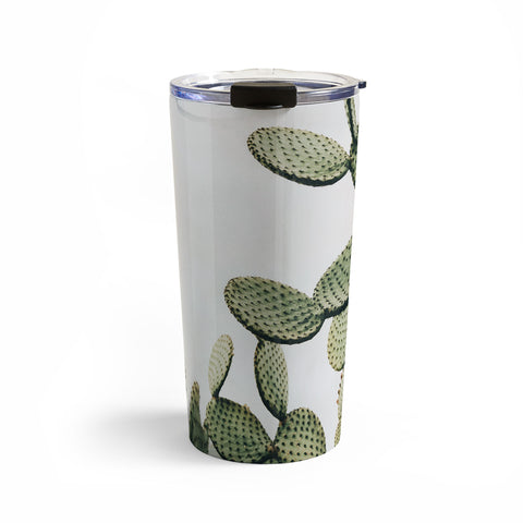 Romana Lilic  / LA76 Photography Cactus on blue sky Travel Mug