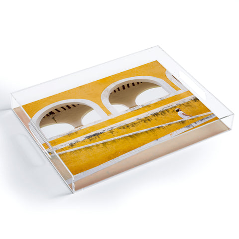 Romana Lilic  / LA76 Photography Colonial Mexico Izamal in Yellow Acrylic Tray