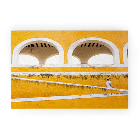 Romana Lilic  / LA76 Photography Colonial Mexico Izamal in Yellow Welcome Mat
