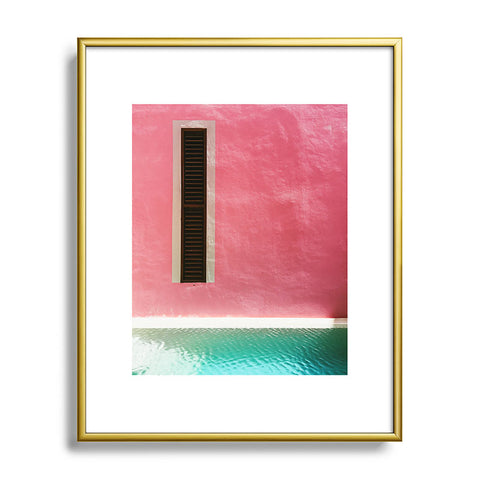 Romana Lilic  / LA76 Photography Mexican Pink Rosa Mexicano Metal Framed Art Print