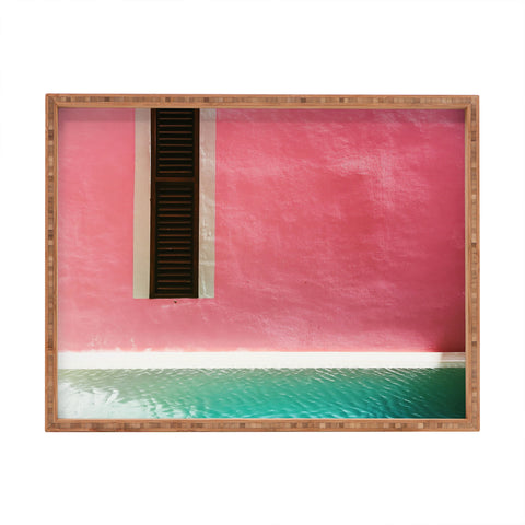 Romana Lilic  / LA76 Photography Mexican Pink Rosa Mexicano Rectangular Tray