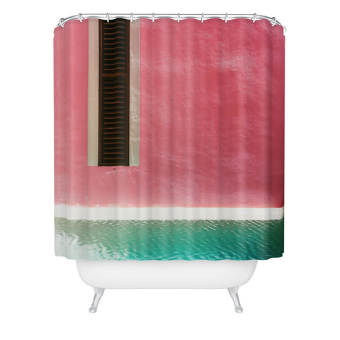 Romana Lilic  / LA76 Photography Mexican Pink Rosa Mexicano Shower Curtain