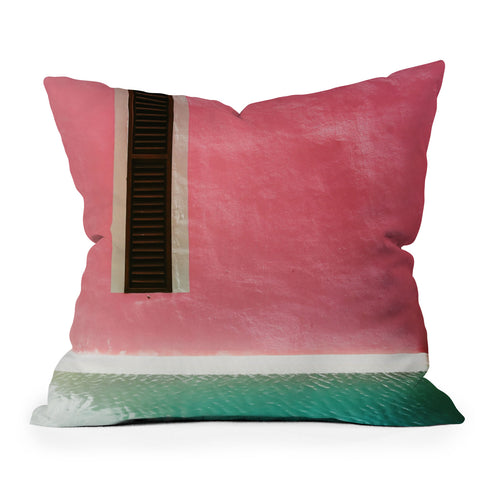 Romana Lilic  / LA76 Photography Mexican Pink Rosa Mexicano Outdoor Throw Pillow