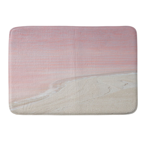 Romana Lilic  / LA76 Photography Pink Ocean in Yucatan Mexico Memory Foam Bath Mat