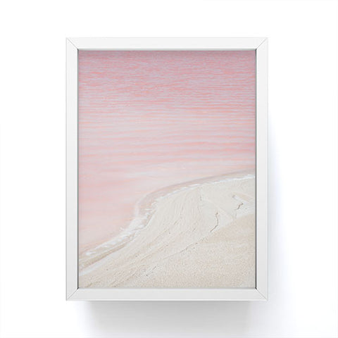 Romana Lilic  / LA76 Photography Pink Ocean in Yucatan Mexico Framed Mini Art Print