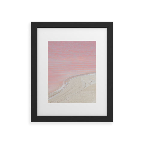 Romana Lilic  / LA76 Photography Pink Ocean in Yucatan Mexico Framed Art Print
