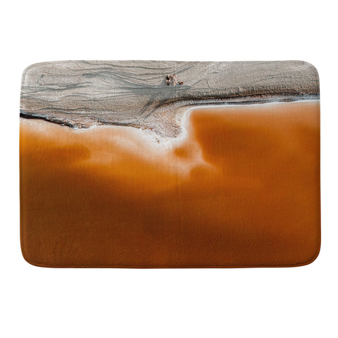 Romana Lilic  / LA76 Photography Red Pond in the Baja Desert vol 1 Memory Foam Bath Mat